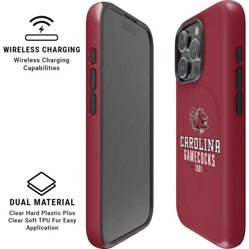 University of South Carolina Gamecocks Red iPhone 16 Pro Magsafe Impact Case